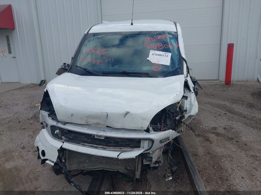 2022 Ram Promaster City Cargo Van VIN: ZFBHRFAB1N6Y64607 Lot: 43680533