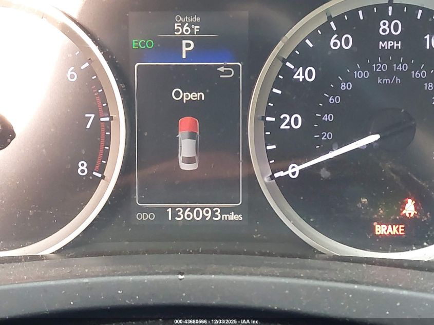 2014 Lexus Is 350 VIN: JTHBE1D22E5001123 Lot: 43680566