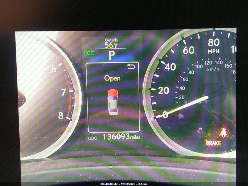 2014 Lexus Is 350 VIN: JTHBE1D22E5001123 Lot: 43680566