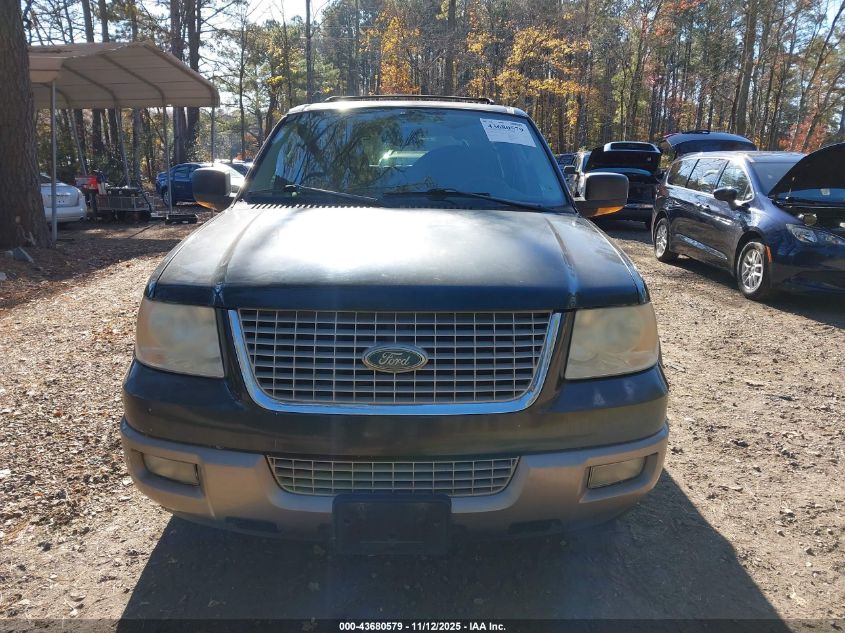 2003 Ford Expedition Eddie Bauer VIN: 1FMFU17L93LC16707 Lot: 43680579
