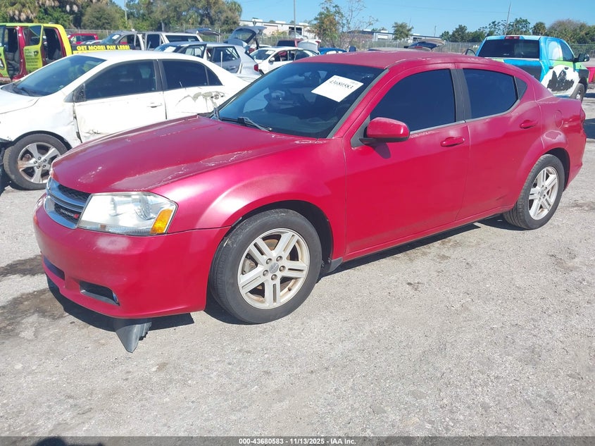 1C3CDZCB7DN626466 2013 DODGE AVENGER photo no. 2