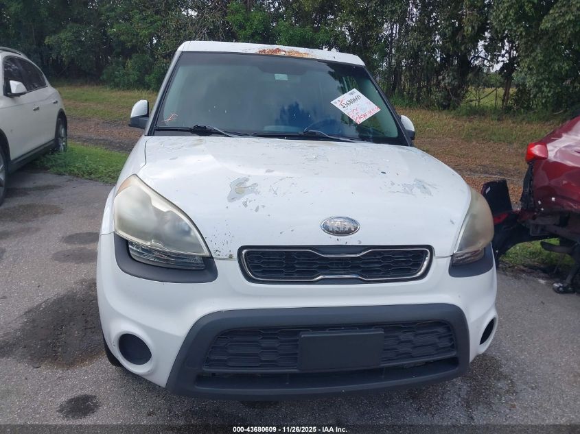 2013 Kia Soul + VIN: KNDJT2A68D7536962 Lot: 43680609