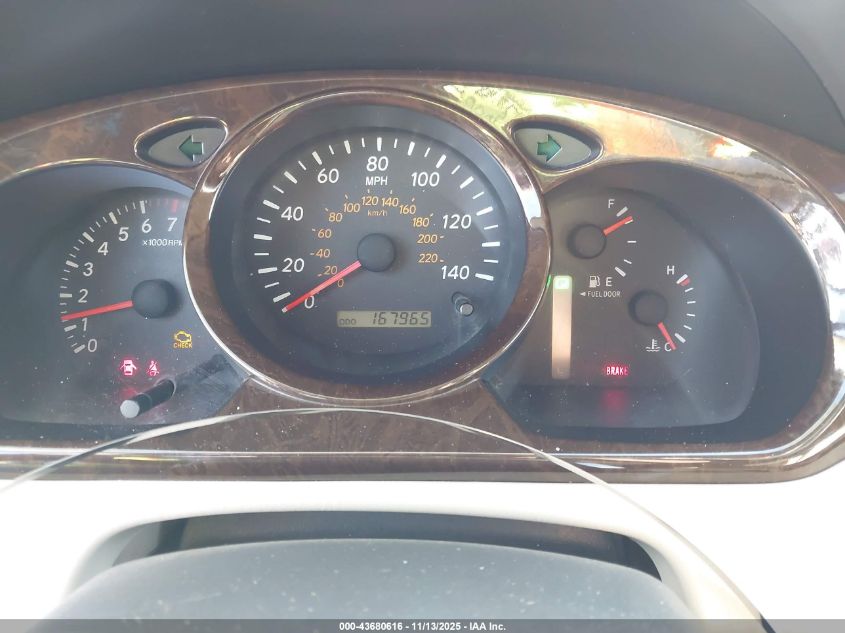 2002 Toyota Highlander Limited V6 VIN: JTEGF21A620031557 Lot: 43680616