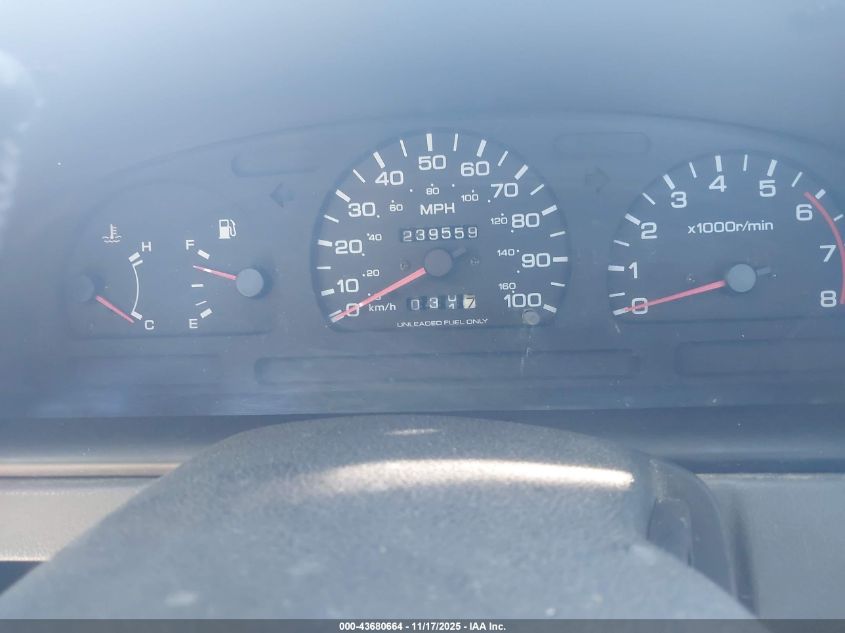 1997 Nissan 4X4 Truck Xe VIN: 1N6SD11Y7VC361915 Lot: 43680664