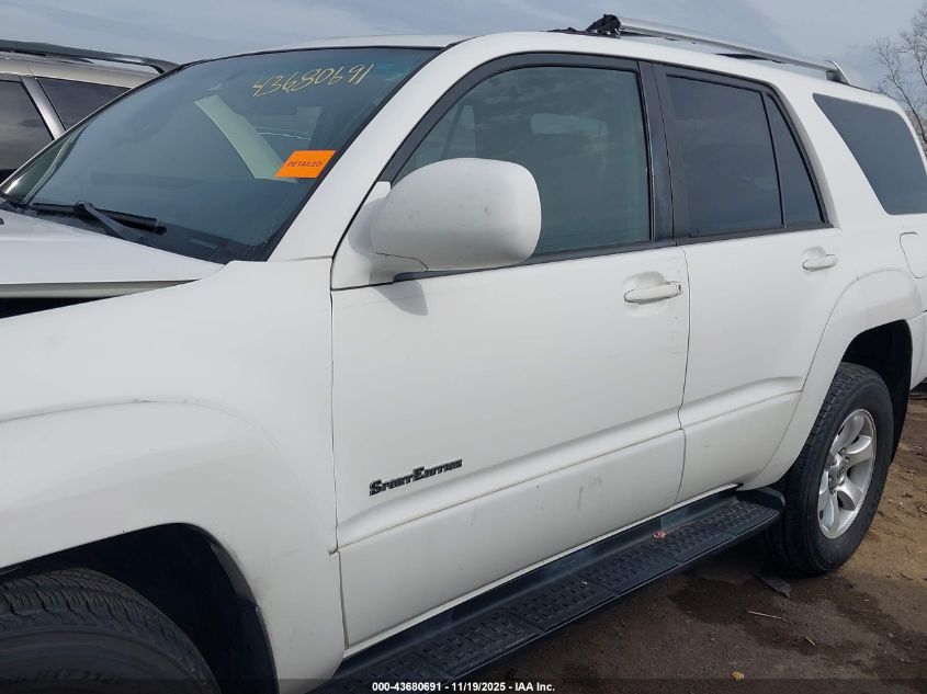 2004 Toyota 4Runner Sr5 Sport V6 VIN: JTEZU14R540027691 Lot: 43680691
