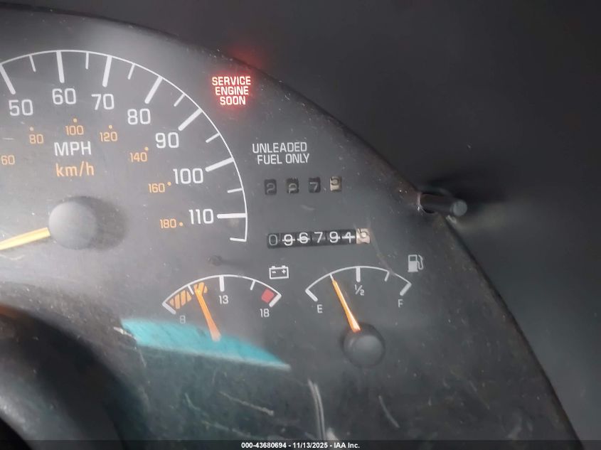 1994 Pontiac Firebird VIN: 2G2FS22S7R2215647 Lot: 43680694