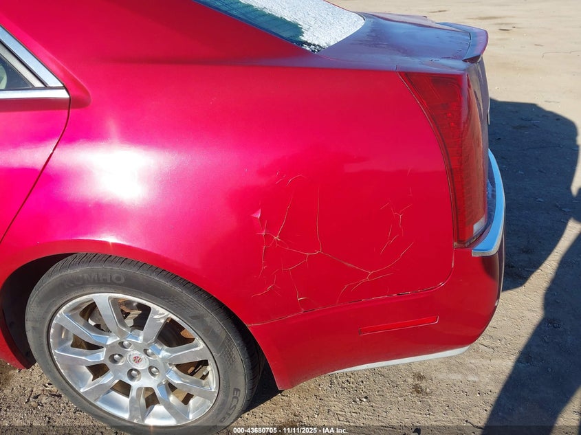 2008 Cadillac Cts Standard VIN: 1G6DV57V980166145 Lot: 43680705