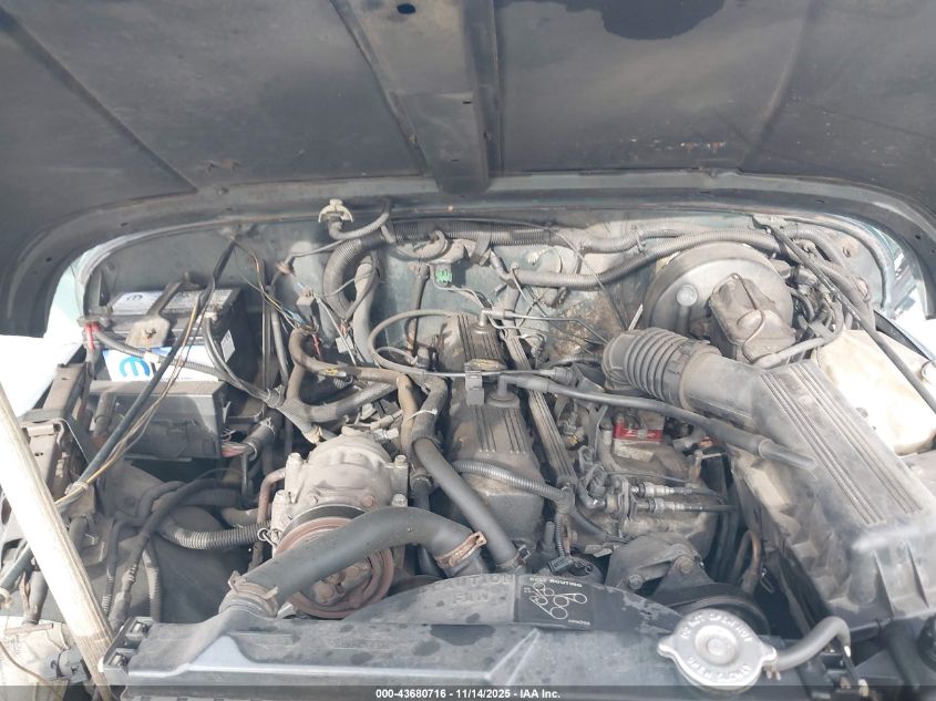 1994 Jeep Wrangler / Yj Sahara VIN: 1J4FY49S6RP422626 Lot: 43680716