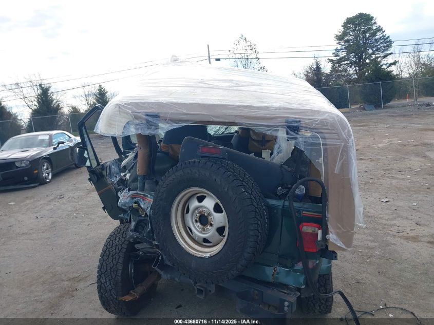 1994 Jeep Wrangler / Yj Sahara VIN: 1J4FY49S6RP422626 Lot: 43680716