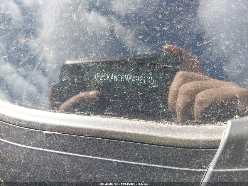 2022 SUBARU FORESTER LIMITED JF2SKANC6NH492135