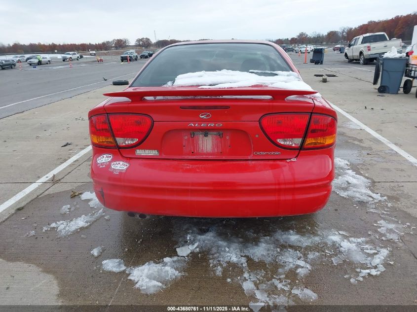 2002 Oldsmobile Alero Gl2 VIN: 1G3NL52EX2C109604 Lot: 43680761