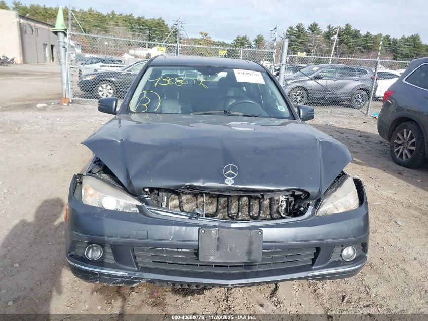 2010 Mercedes-Benz C 300 Luxury 4Matic VIN: WDDGF8BB8AF409376 Lot: 43680776