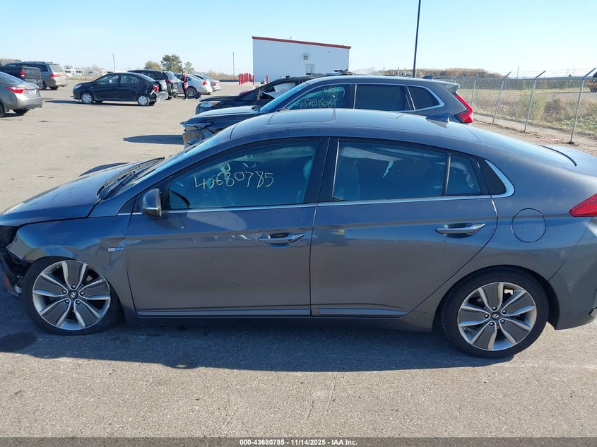 2017 Hyundai Ioniq Hybrid Limited VIN: KMHC85LC9HU046287 Lot: 43680785