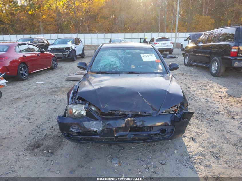 2006 Hyundai Elantra Gls/Limited VIN: KMHDN46D86U366788 Lot: 43680788