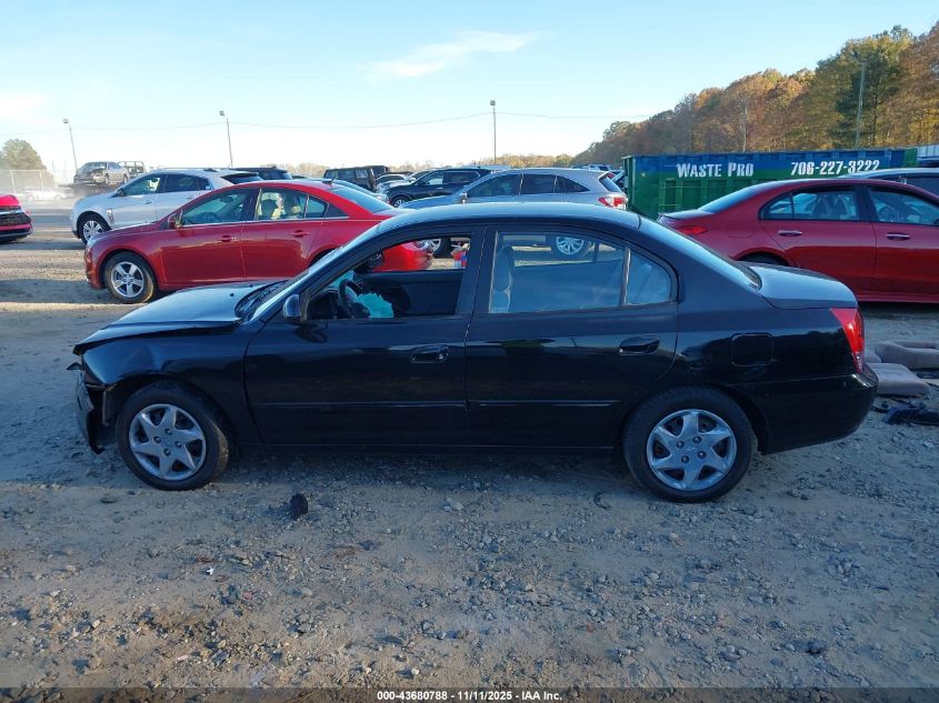 2006 Hyundai Elantra Gls/Limited VIN: KMHDN46D86U366788 Lot: 43680788