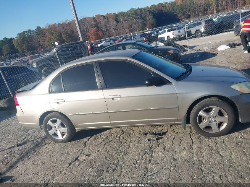 2004 Honda Civic Lx VIN: 2HGES16584H591772 Lot: 43680793