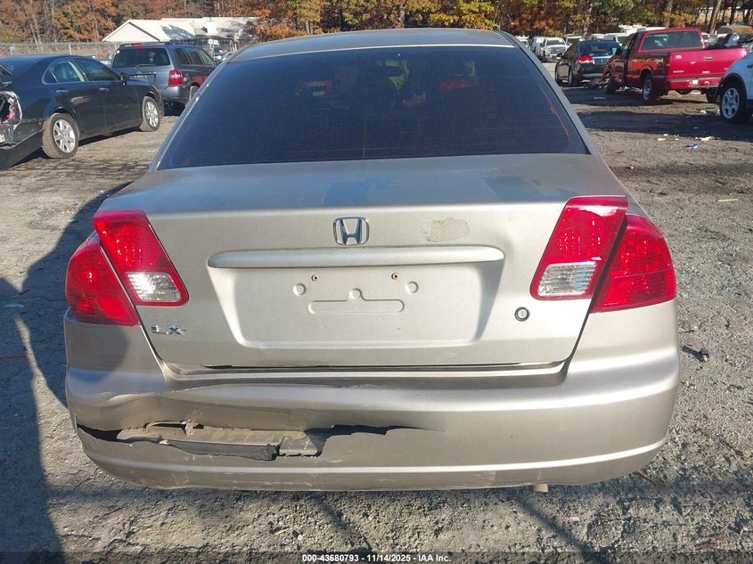 2004 Honda Civic Lx VIN: 2HGES16584H591772 Lot: 43680793