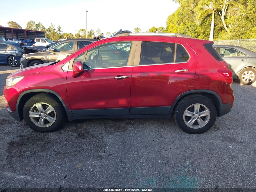 2018 Chevrolet Trax Lt VIN: 3GNCJLSB2JL387947 Lot: 43680842