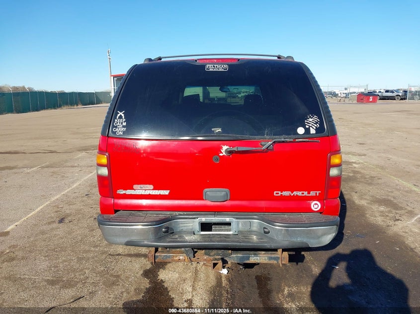 2003 Chevrolet Suburban 1500 Ls VIN: 1GNFK16Z33J265890 Lot: 43680854
