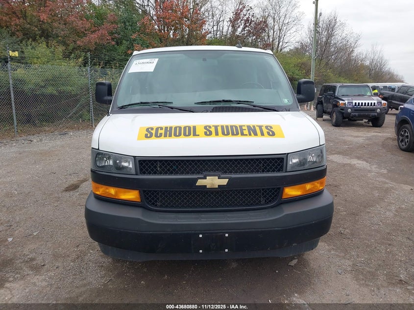 2023 Chevrolet Express Passenger Rwd 3500 Extended Wheelbase Ls VIN: 1GAZGNFP7P1151001 Lot: 43680880