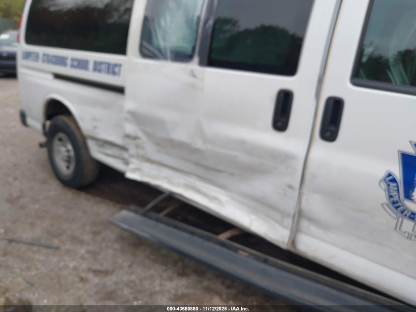 2023 Chevrolet Express Passenger Rwd 3500 Extended Wheelbase Ls VIN: 1GAZGNFP7P1151001 Lot: 43680880