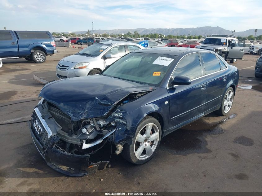 2008 Audi A4 3.2 VIN: WAUDH78E58A061799 Lot: 43680889