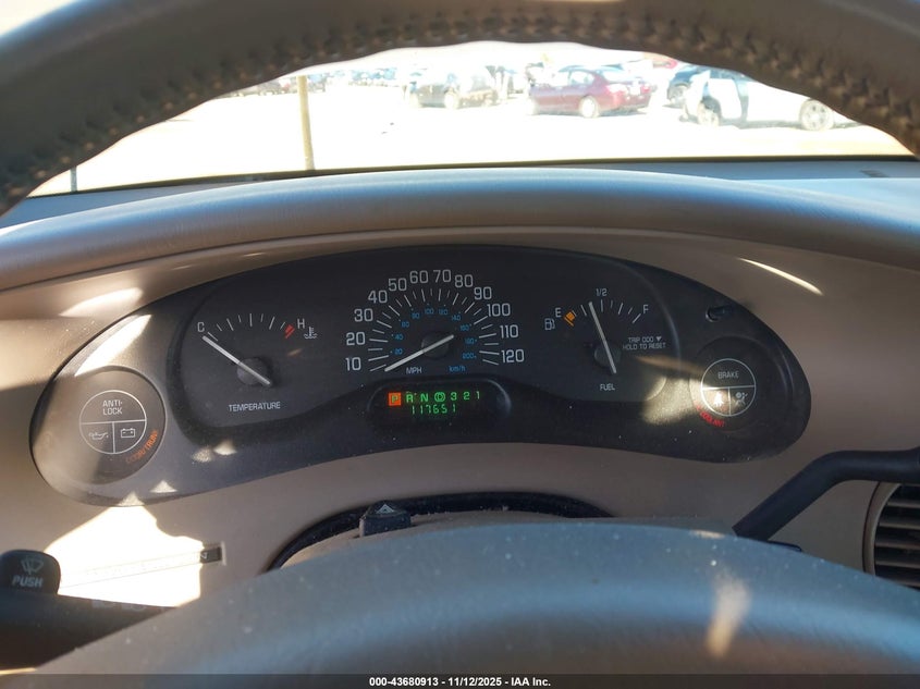 2001 Buick Century Limited VIN: 2G4WY55J511330705 Lot: 43680913