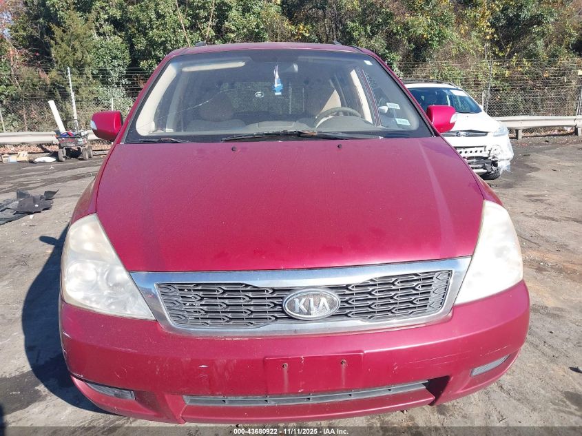 2012 Kia Sedona Lx VIN: KNDMG4C71C6478412 Lot: 43680922