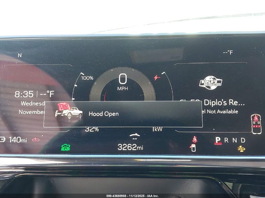 2026 GMC Sierra Ev Max Range At4 VIN: 1GT4EVEL4TU403544 Lot: 43680958