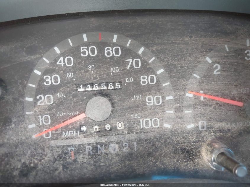 1997 Ford F-150 Lariat/Xl/Xlt VIN: 1FTDF0763VKA91576 Lot: 43680986