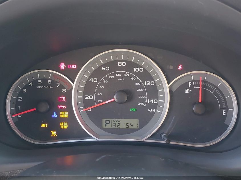 2009 Subaru Impreza 2.5I VIN: JF1GH60689H817428 Lot: 43681006