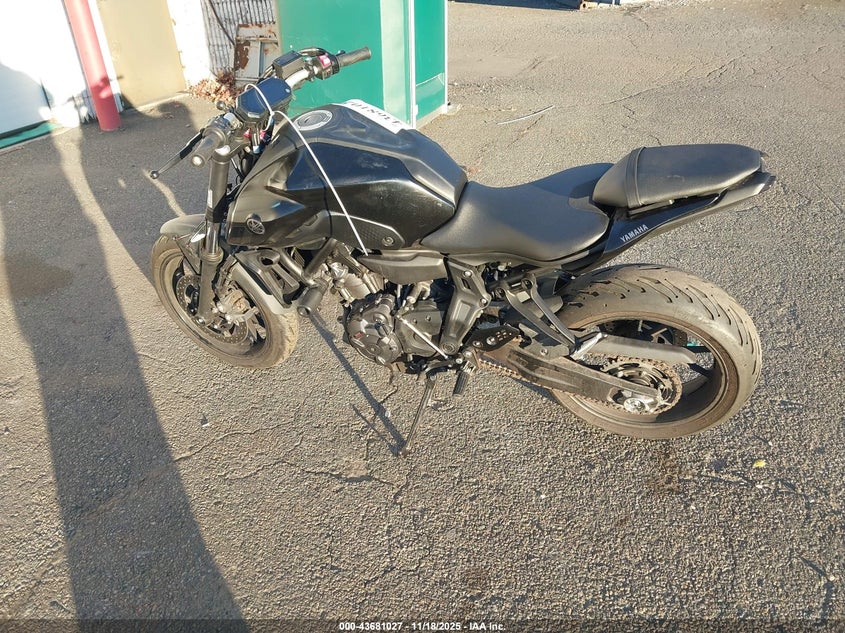 2022 Yamaha Mt07 VIN: JYARM32E3NA005910 Lot: 43681027