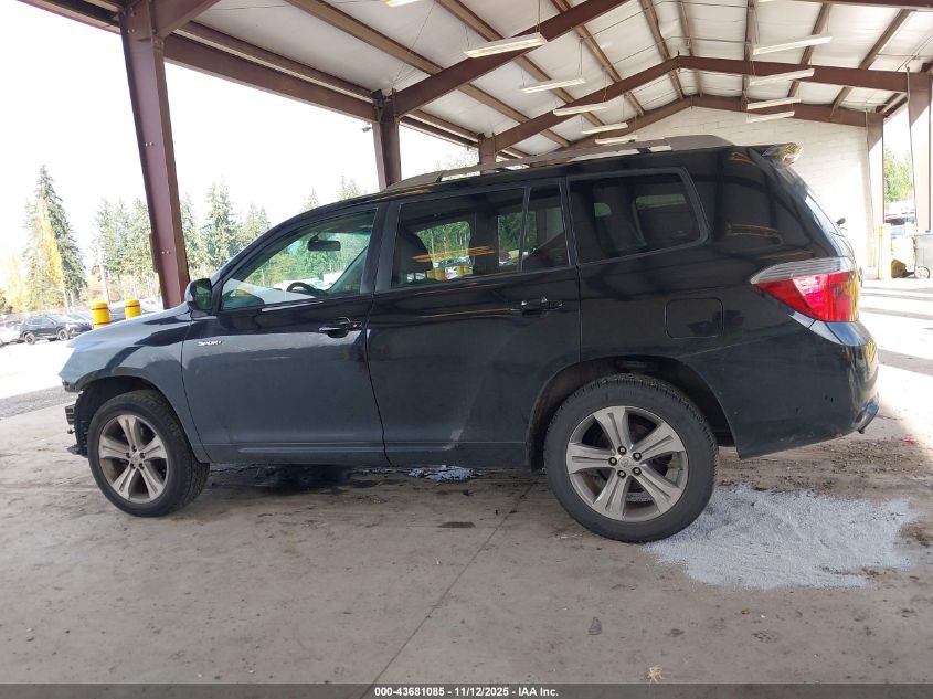 2009 Toyota Highlander Sport VIN: JTEES43A092146746 Lot: 43681085