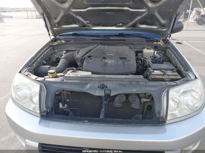 2005 Toyota 4Runner Sr5 V6 VIN: JTEZU14R658030604 Lot: 43681092