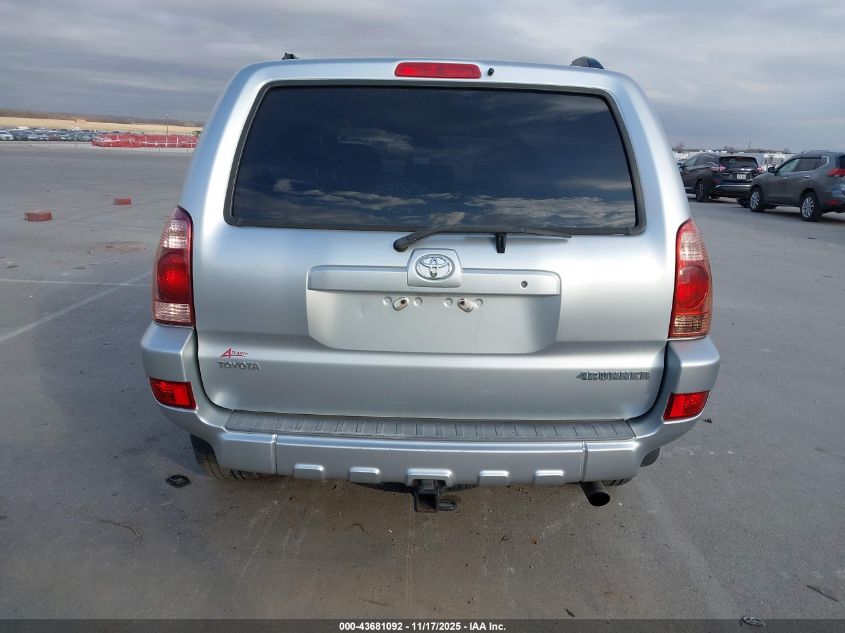 2005 Toyota 4Runner Sr5 V6 VIN: JTEZU14R658030604 Lot: 43681092