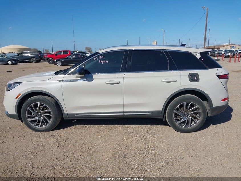 2020 Lincoln Corsair Standard VIN: 5LMCJ1C98LUL22160 Lot: 43681111