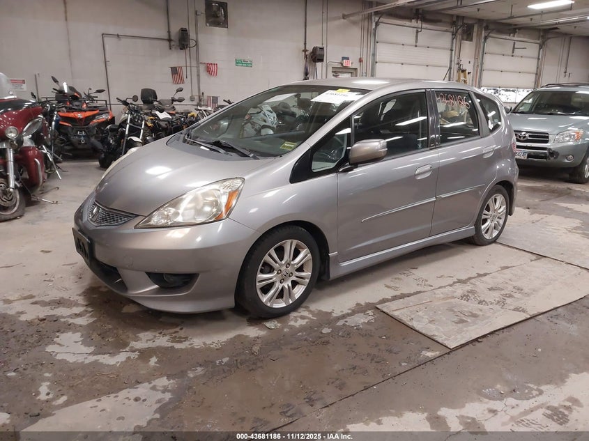 JHMGE88419S013703 2009 HONDA FIT photo no. 2