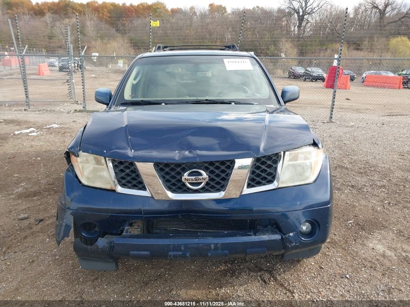 2007 Nissan Pathfinder Se VIN: 5N1AR18WX7C617290 Lot: 43681215