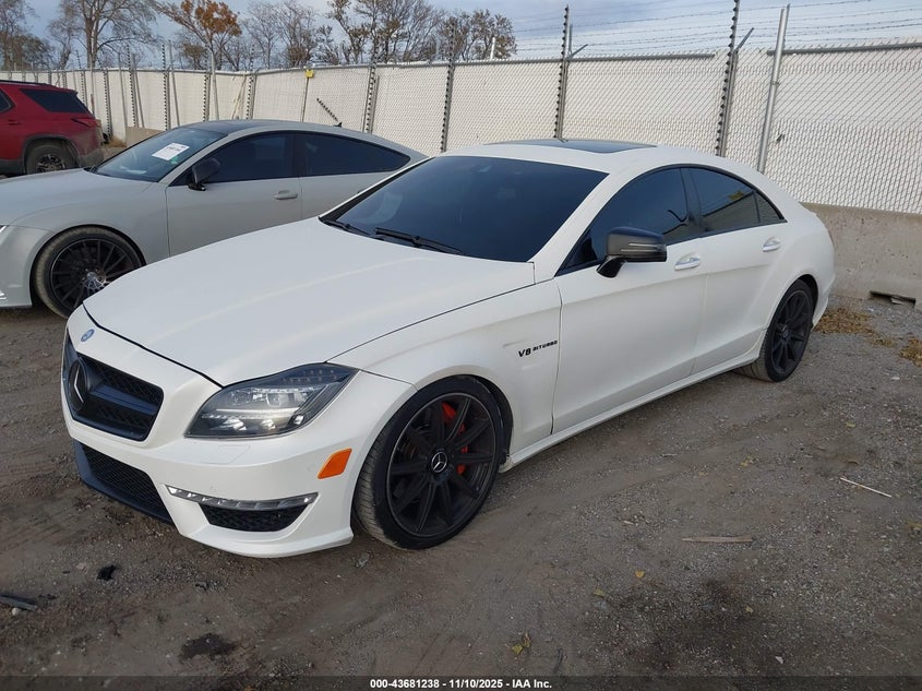 2012 Mercedes-Benz Cls 63 Amg VIN: WDDLJ7EB7CA033238 Lot: 43681238