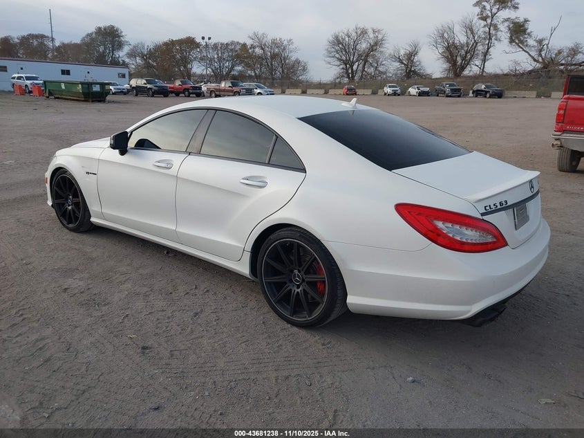 2012 Mercedes-Benz Cls 63 Amg VIN: WDDLJ7EB7CA033238 Lot: 43681238