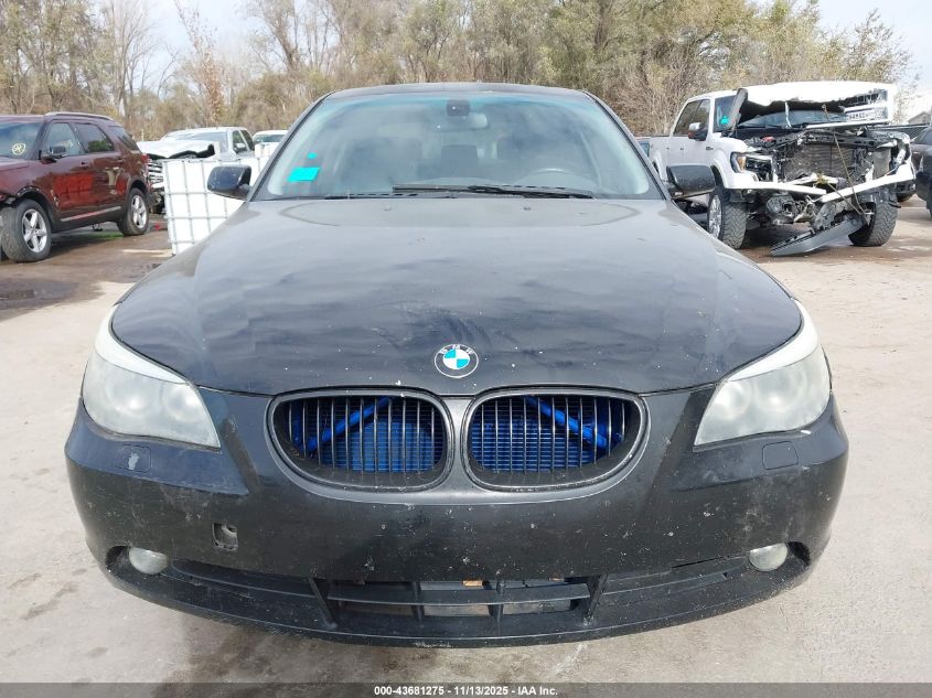 2007 BMW 530I VIN: WBANE735X7CM44239 Lot: 43681275