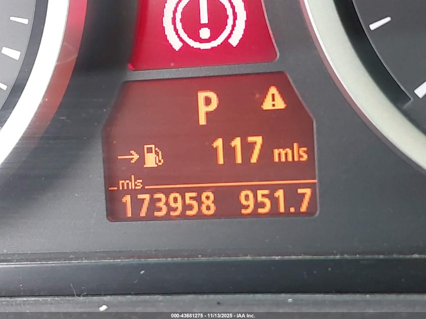 2007 BMW 530I VIN: WBANE735X7CM44239 Lot: 43681275