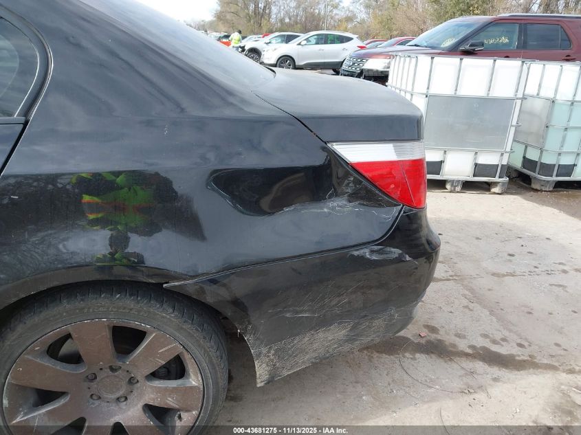 2007 BMW 530I VIN: WBANE735X7CM44239 Lot: 43681275