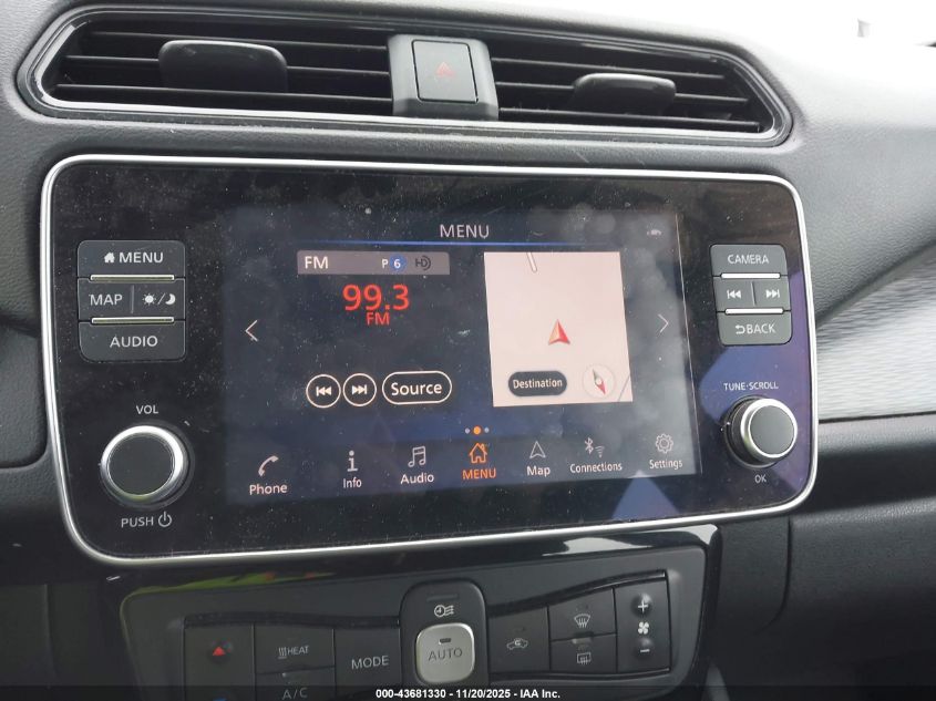 2019 Nissan Leaf Sv Plus VIN: 1N4BZ1CP6KC317950 Lot: 43681330