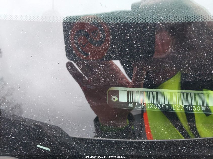 2003 Pontiac Montana M16 W/1Sv Pkg. VIN: 1GMDX03EX3D274030 Lot: 43681364