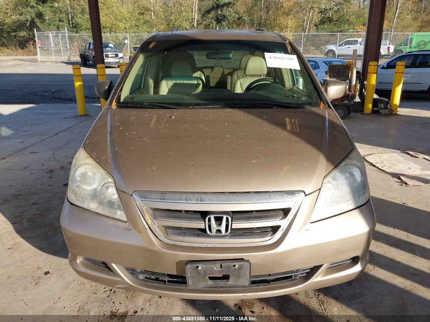 2006 Honda Odyssey Ex-L VIN: 5FNRL38696B421587 Lot: 43681380