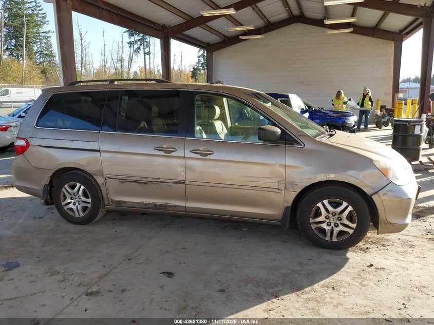 2006 Honda Odyssey Ex-L VIN: 5FNRL38696B421587 Lot: 43681380