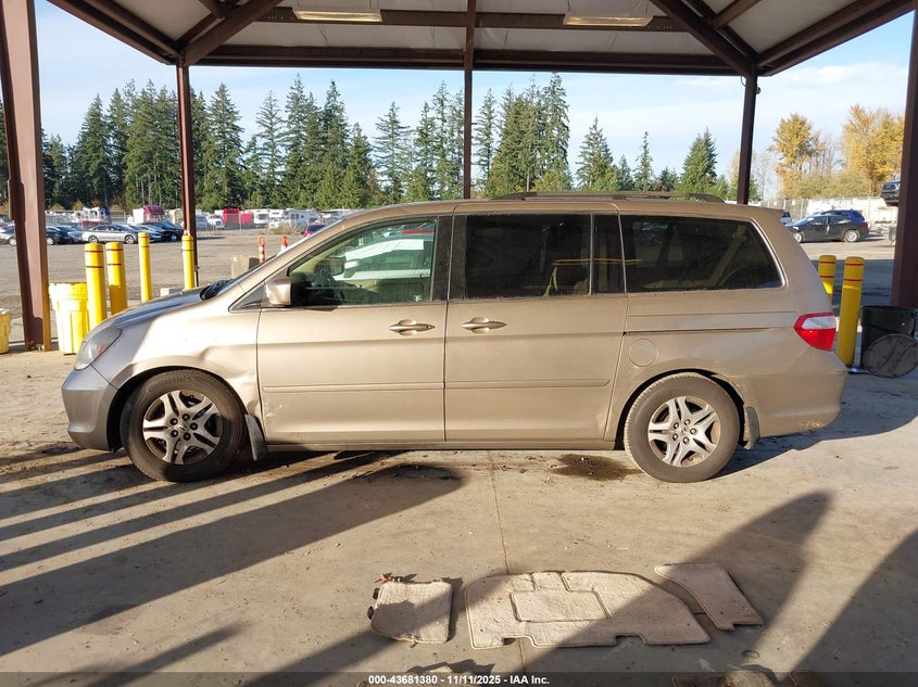 2006 Honda Odyssey Ex-L VIN: 5FNRL38696B421587 Lot: 43681380