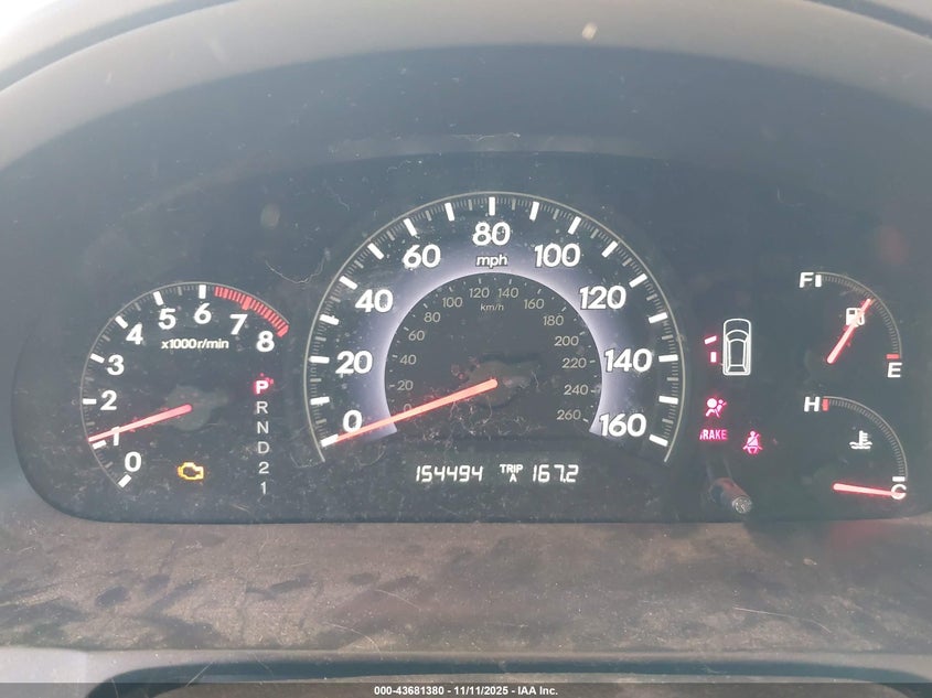 2006 Honda Odyssey Ex-L VIN: 5FNRL38696B421587 Lot: 43681380