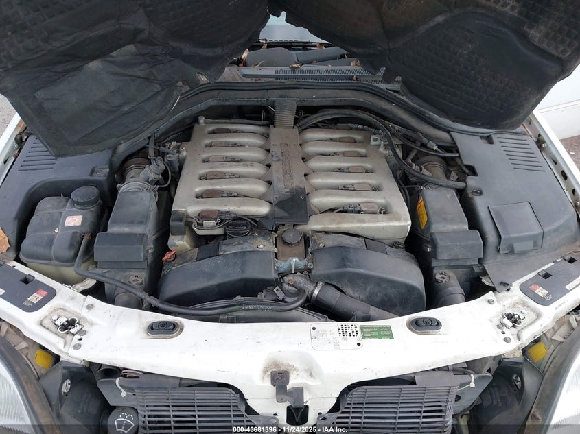 1997 Mercedes-Benz S 600 VIN: WDBGA76G1VA342713 Lot: 43681396